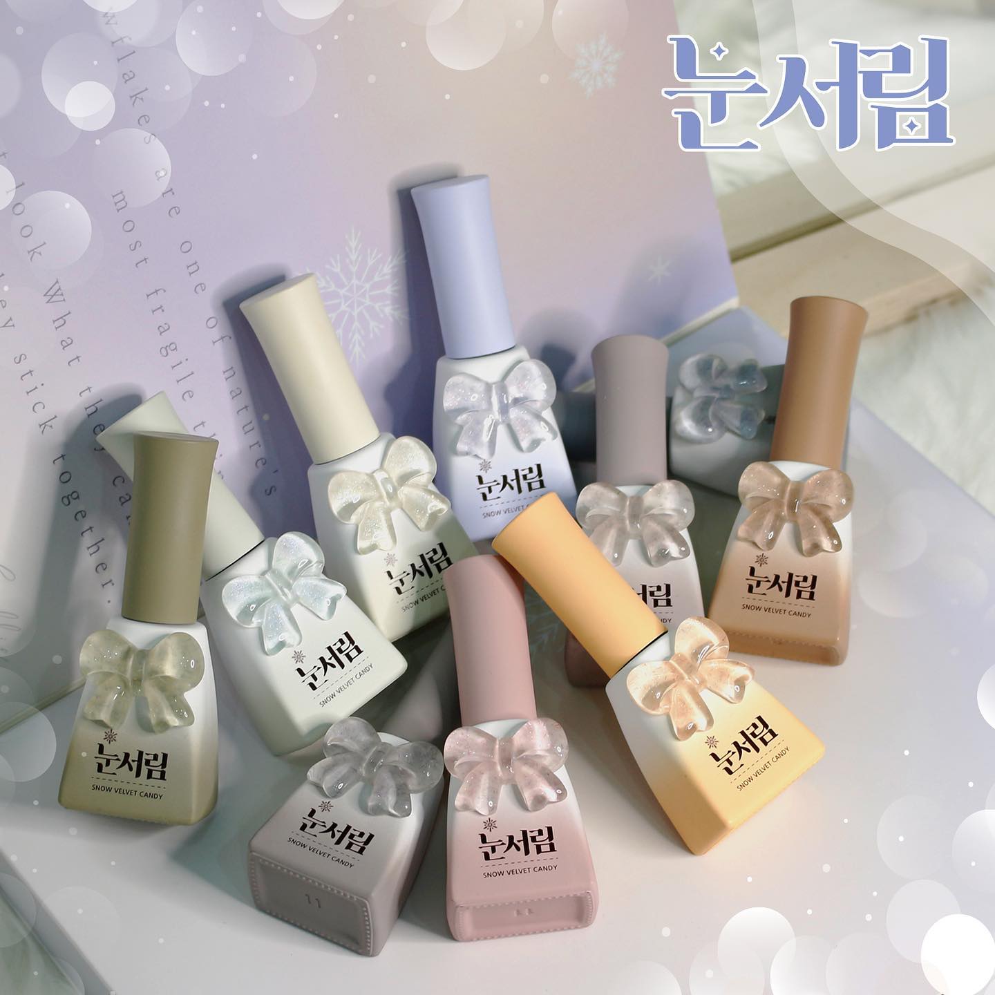Bảng màu sơn gel Hàn Quốc tại VESSCA Nail Lounge Bình Thạnh