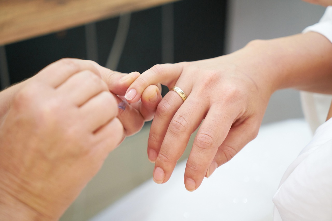 Minimal Korean-style sheer nails